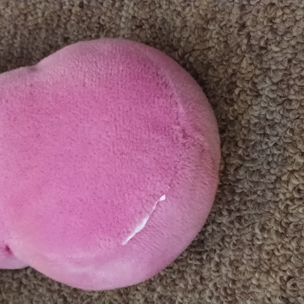 Peeps Pink Bunny Rabbit Plush small 5.5” Stuffed Animal Easter Gently Preloved - Picture 7 of 9